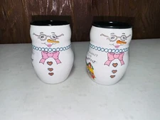 Lot of 2 Christkindlmarket Kinder Club Chicago elder Snow woman
