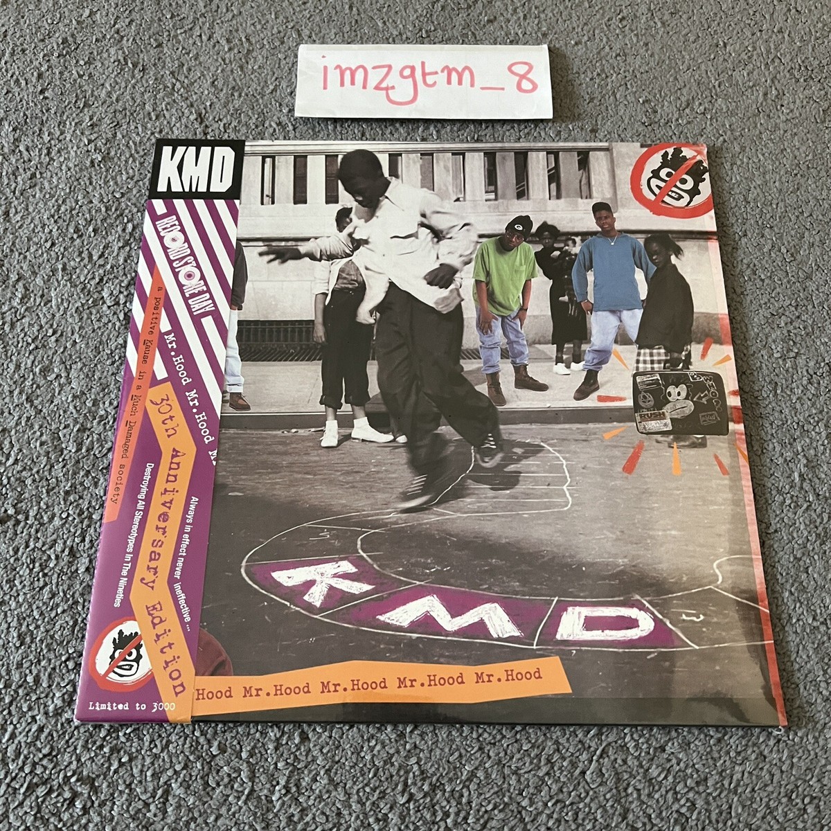 KMD MF DOOM Mr Hood Purple Orange Clear Tri-Color Vinyl RSD 2021