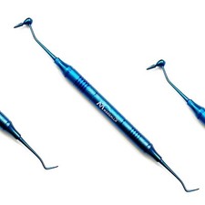 Dental Composite Filling Instrument Blue Titanium Coated CIG-6