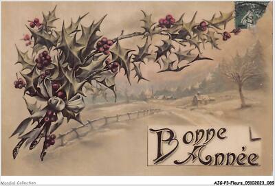 AJGP3-0255 - Blume - Hou - Frohes Neues Jahr