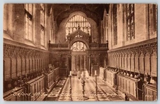 Postcard Oxford All Souls College Chapel Founded A. D. 1437