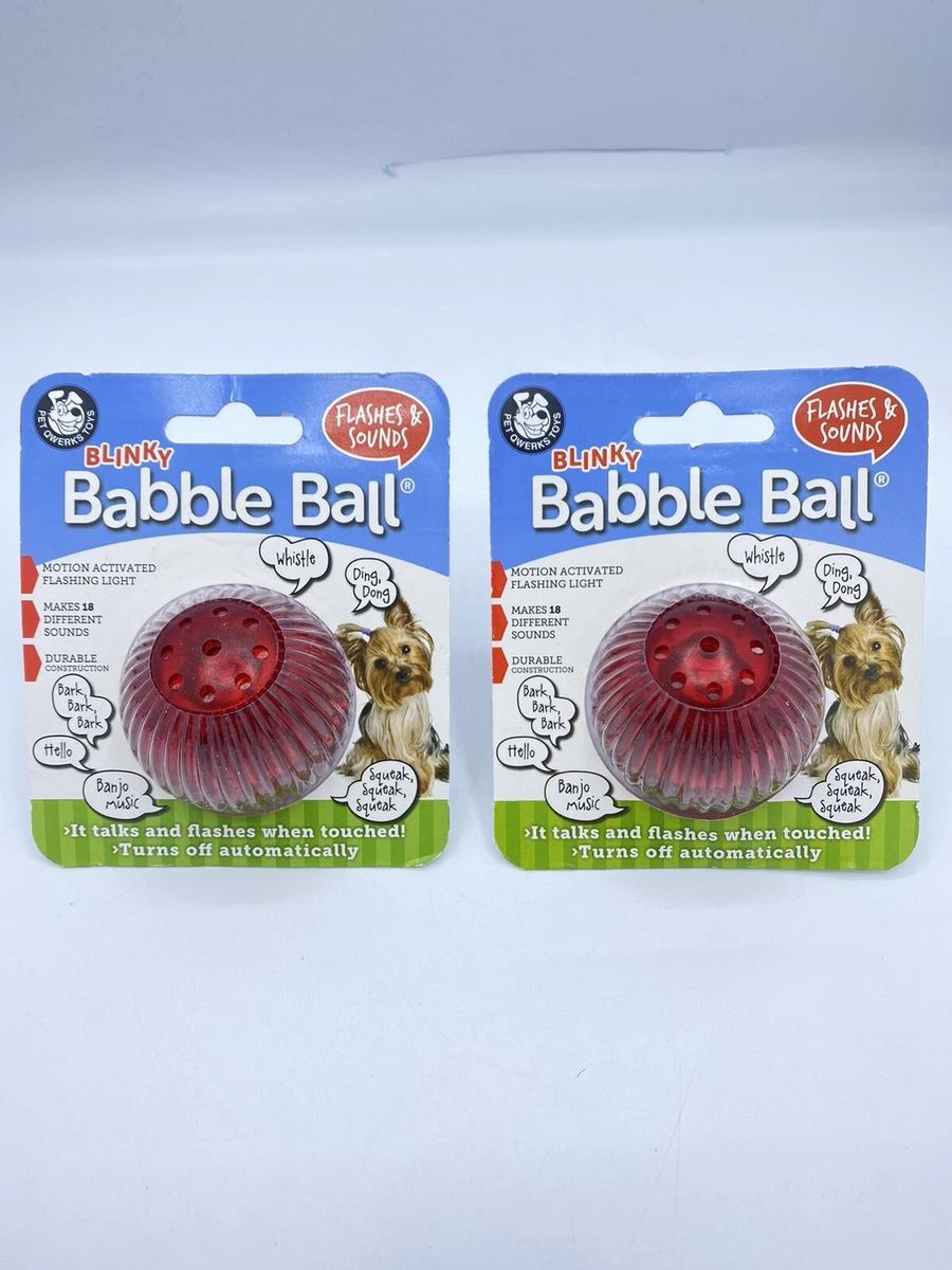 Pet qwerks hotsell blinky babble ball
