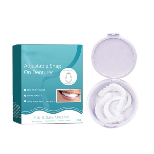 1~3Pack Veenora Clip-On Veneers, Lonryd Smileflex, Adjustable Snap-On Teeth - Picture 13 of 13