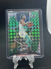 Kai Jones 2021-2022 Green Mosaic Prizm RC SP Rookie Hornets
