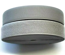 Velcro® Brand 2" Light Grey Hook & Loop Set - SEW-ON TYPE - 1 YARD - UNCUT