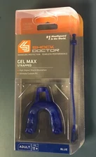 NEW Shock Doctor Gel Max Mouth Guard, Adult (11 and older), Royal Blue