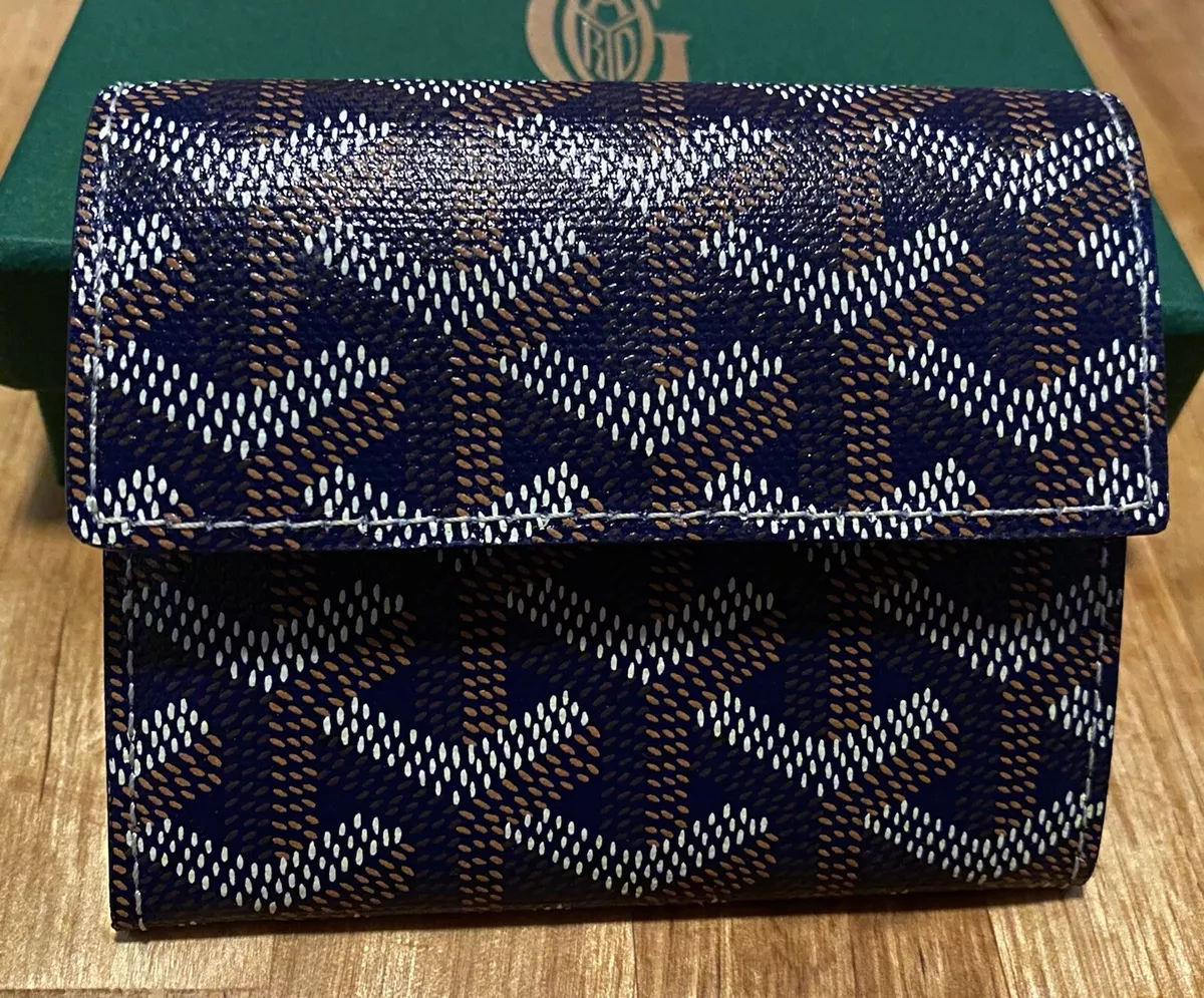 Goyard Black Goyardine Coated Canvas Marigny Wallet Goyard