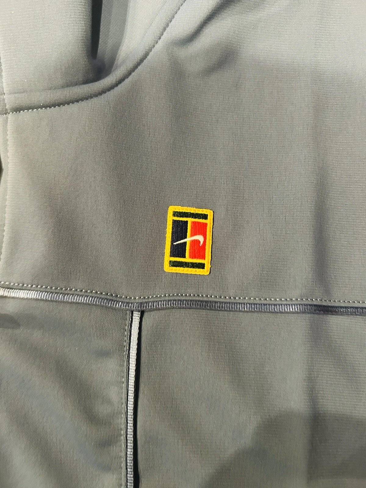 Veste de tennis homme Nike Court Challenge logo à l'envers défaut d'usine grande rare