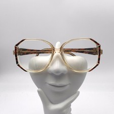 Vintage Silhouette M1307 Brown Translucent Oval Sunglasses Austria FRAME ONLY