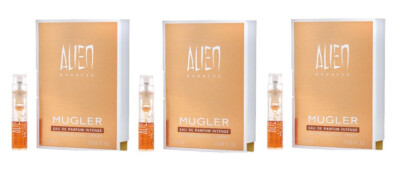 3x Thierry Mugler Alien Goddess Women Sample 0.04 oz 1.2 ml Edp Intense Spray