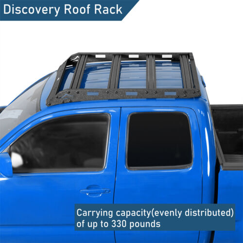 Roof Rack Luggage Cargo Carrier Fit 05-23 Toyota Tacoma Access Cab Truck Pickup - Picture 2 of 20