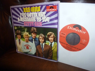 Bee Gees, I've Gotta Get A Massage to You, German Polydor 59216 Single 7'' 68 NM