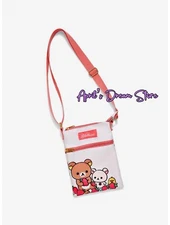 Bioworld Rilakkuma Strawberry Passport Crossbody Bag