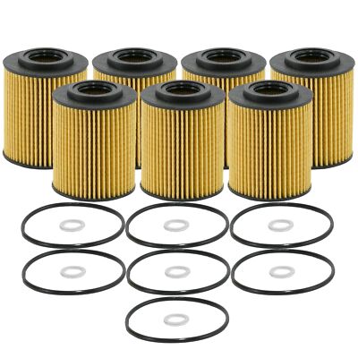 Wix Set of 7 Engine Motor Oil Filters For Genesis Hyundai Kia StdAsp GAS