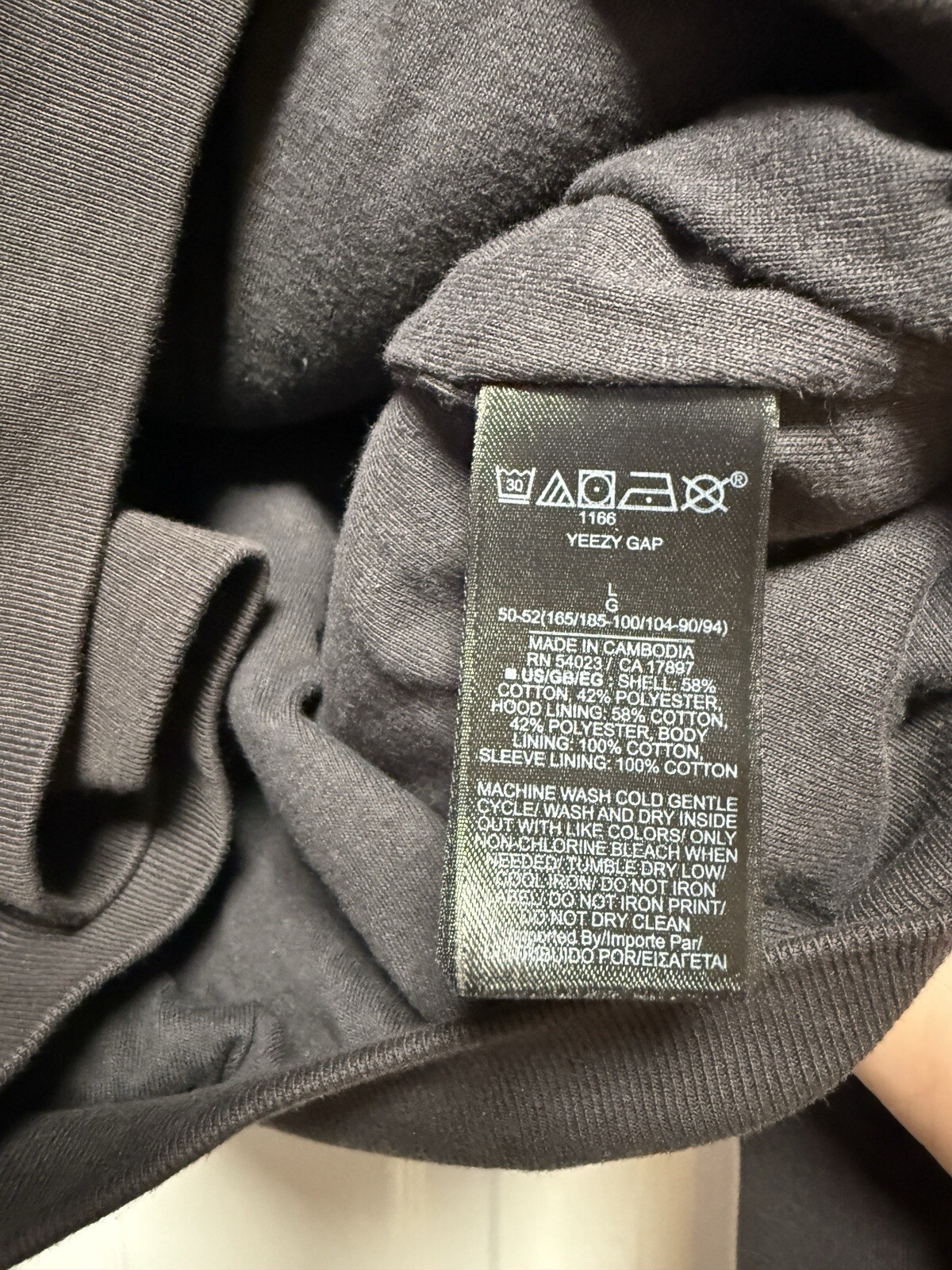 YZY GAP Engineered by Balenciaga - Dove Hoodie - Size L - image 4