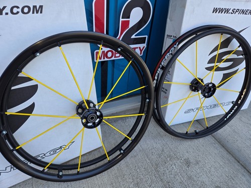 Neu 22 Zoll Felgen Spinergy LX Rollstuhlrad mit Handfelgen