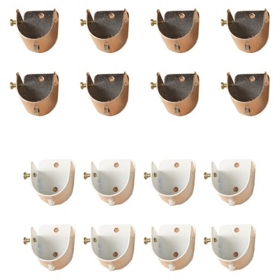 8Pcs Multipurpose Curtain Rod Brackets for Enthusiasts Easy Room Upgrades