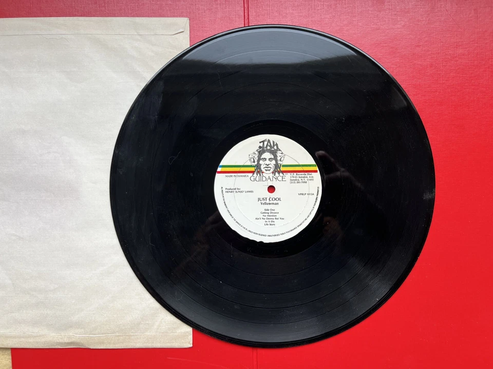 Yellowman "Just Cool" Reggae LP Jah Guidance NEAR MINT - Image 2 of 2