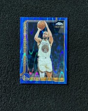 2025-26 Topps Chrome Update Stephen Curry Blue Raywave Refractor 102/150 ZP73