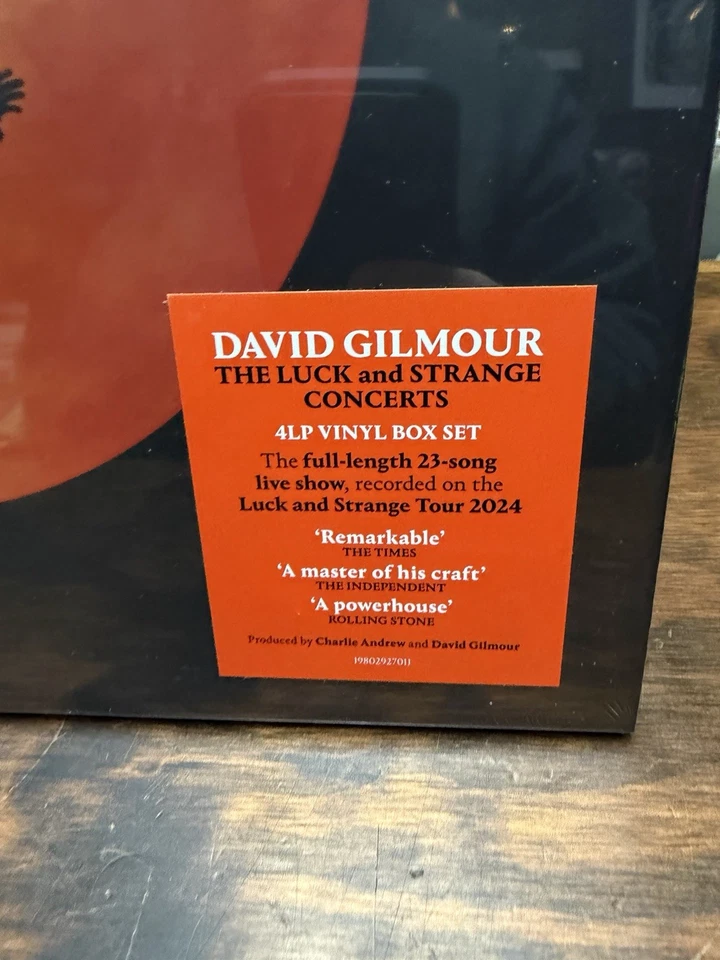 David Gilmour - The Luck And Strange Concerts LIVE - 4LP Vinyl Box Set - NEW! - Image 2 of 3