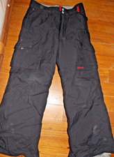 Burton Boys Cargo Snow Pants Black XL 14/16 DRYRIDE Waterproof Insulated Winter