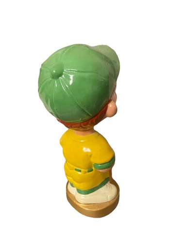 Oakland A’S Athletics Baseball Bobblehead Nodder 1960s Gold Base Nice Colors - Picture 9 of 15