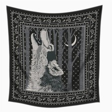 Luxury Equestrian Horse Print Square Scarf 90x90 Silk Wool Neck Hair Wrap Women