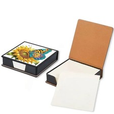 Sunflower Diamond Painting Kit Note Box,Memo Paper Storage Box Diamond Art,St...