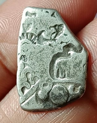 G20#-INDUS VALLEY CIVILIZATION Magadh Maha Janapada Punch Mark Silver Coin 300BC