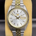 RARE Seiko President SNXJ90 Automatic 7S26-0500 White Dial TwoTone Vintage Watch