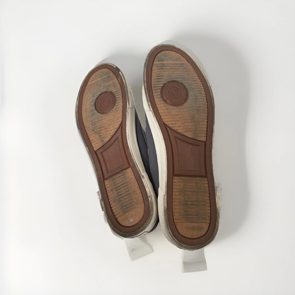 Polo Ralph Lauren Hombre US 11.5 - Zapato Barco Lona Azul Foto 3 de 4