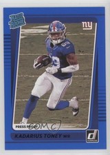2021 Panini Donruss Rated Rookie Press Proof Blue Kadarius Toney #264 00gy