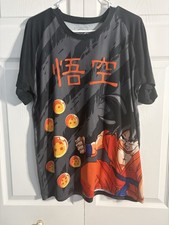 Camiseta Anime Dragon Ball Z Goku Grande Ropa de Sueño Ecuador (A1)