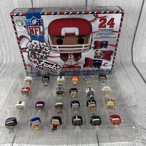 2023 NFL 23 pc (missing 1 Helmet, Green Bay) Funko Pocket Pop Advent Calendar