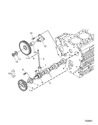 Polaris Gear Idle Assembly, Genuine OEM Part 3070585, Qty 1