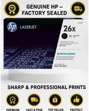 🖨️ HP 26X CF226X Black Toner – Genuine High Yield, Compatible Printers