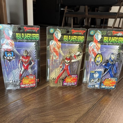 Ultraman Kaeya Real Hero Series 3 Figure Set with Shield for Collectors - Picture 2 of 3