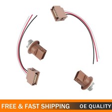 2* Headlamp Light Socket Brake Tail Parking Turn Signal + Pigtail Fit for Ford