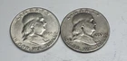 Lot # 1302 - Franklin Half Dollar - 90% Silver - 1.00 Face - Unknown Grade