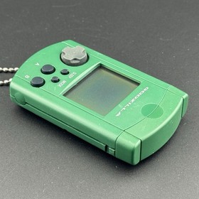 Sega Dreamcast Godzilla Green VMU Visual Memory Unit + Dust Cover HKT-7000 JPN 1