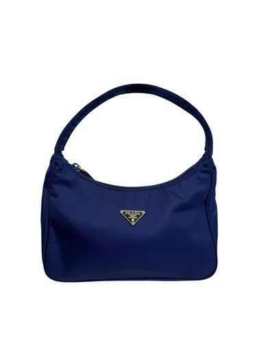 Prada Re-edition Tessuto Blue Nylon Shoulder T2587