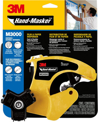 3M Hand Masker M3000 Tape Dispenser, Film & Tape, Applies Painter'S Tape to Mask