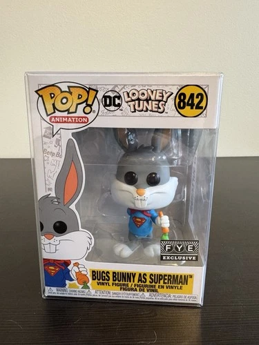 Funko Pop! Animation Looney Tunes Bugs Bunny As Superman #842 FYE Exclusive