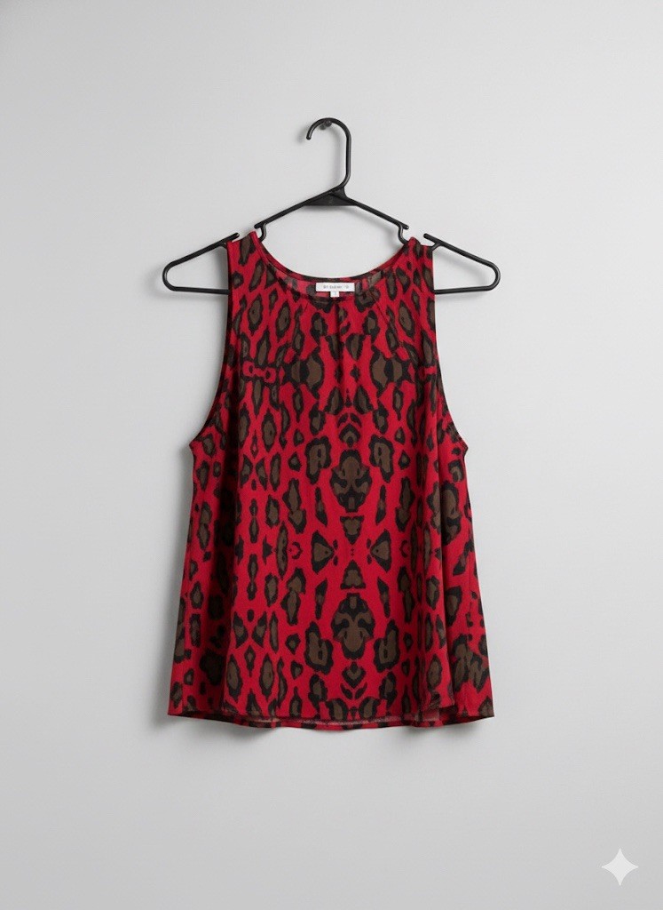 DV Dolce Vita Top Button Down Split Back EUC Size… - image 1