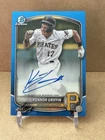 2025 Bowman Chrome Prospect Auto Konnor Griffin #CPA-KG Blue Refractor /150