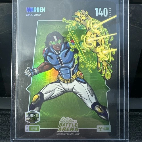 Bo Jackson Battle Arena #BF-66 Cam Ward Warden Glow Foil