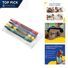 Bulk Crayons 2000 Count, 4-Pack Individually Wrapped for Kids Art, Party