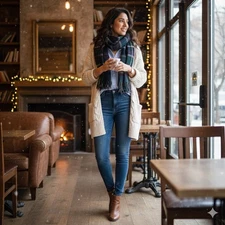 NWT Gap Women’s L Blue Linen Button Down Shirt Relaxed Fit Casual classic preppy