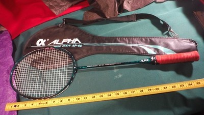 ES76 Badminton Racket Alpha Aero Wide Body AP-60 BADMINTON RACKET & CASE Japan