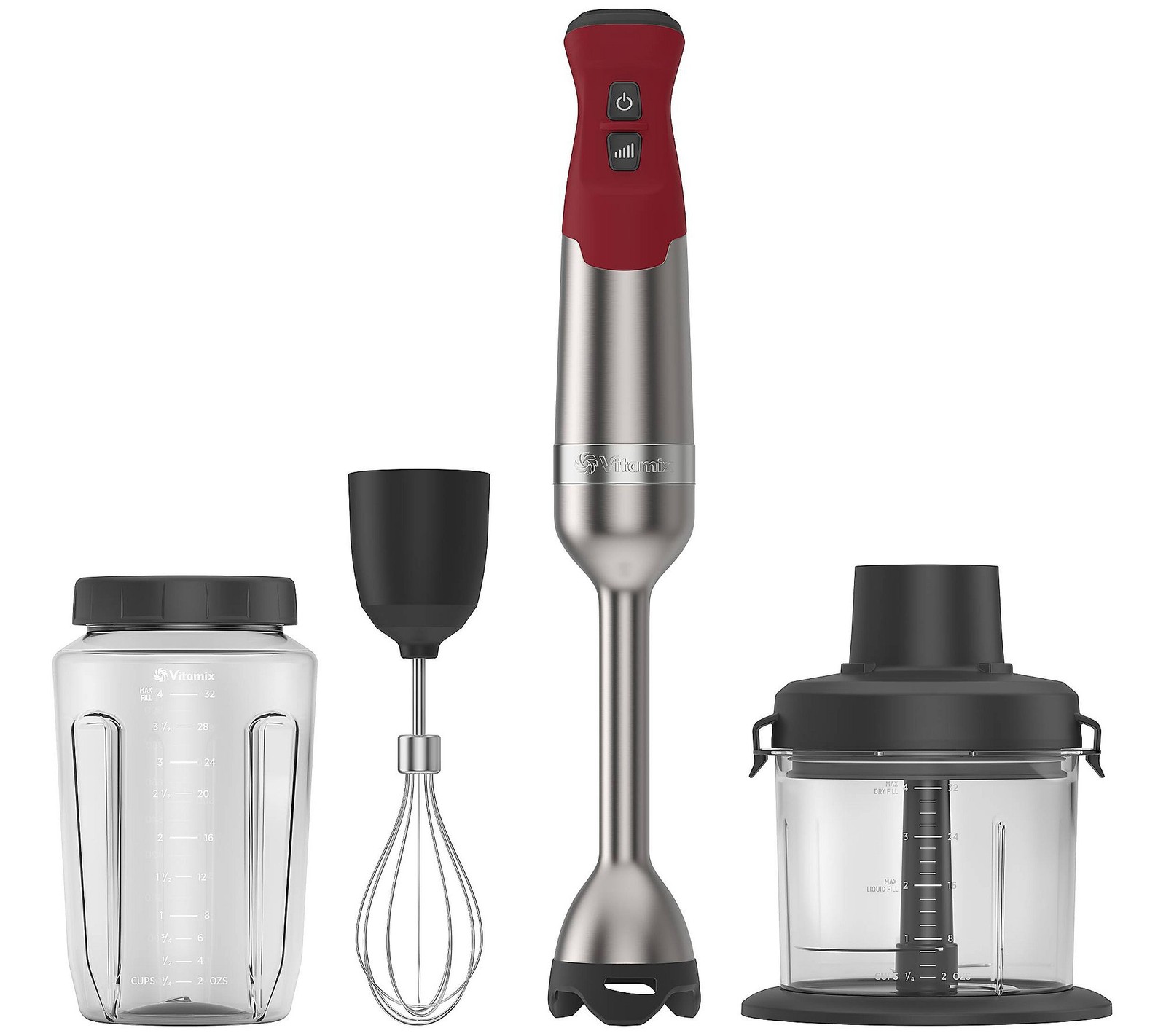 Vitamix 5-Speed Immersion Blender 4-Piece Bundle 625-Watt Mo